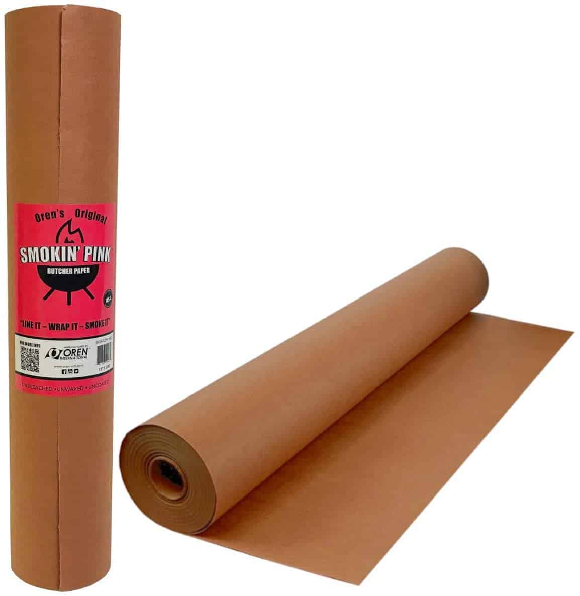 gasformig Montgomery Optimal Oren Pink slagterpapir (Butcher Paper) 45 meter | Meatlovers Delight